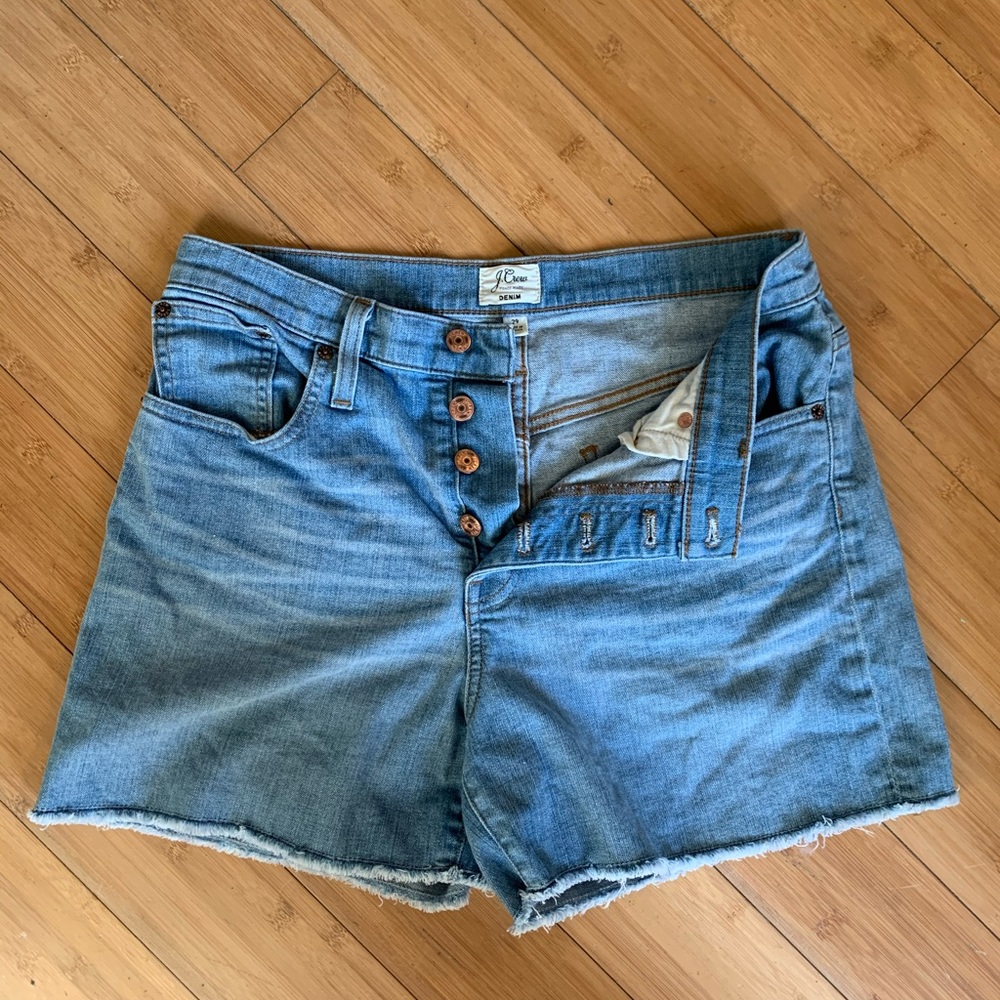 J. Crew cutoff denim shorts